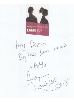 - Lamb autogram 2. - Lamb autogram 2., null 0 antikvár könyv