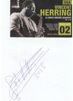  - Vincent Herring autogram, null 0 antikvár könyv