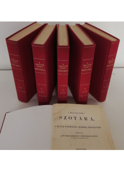 Czuczor Gergely, Fogarasi János - A magyar nyelv szótára I-VI., Pest 1862 antikvár könyv