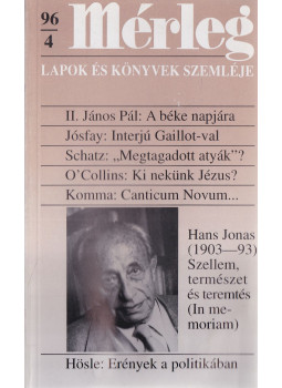 Boór János - Mérleg 1996/4 Boór János - Mérleg 1996/4, Budapest 1996 antikvár könyv
