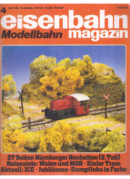 Joachim M. Hill - Eisenbahn Magazin 1985/4. April, Düsseldorf 1985 antikvár könyv