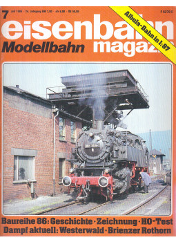 Joachim M. Hill - Eisenbahn Magazin 1986/7. Juli, Düsseldorf 1986 antikvár könyv