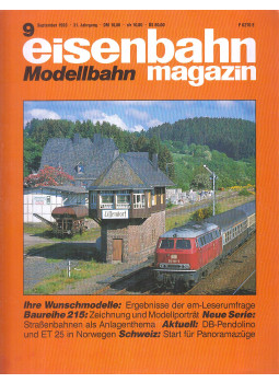 Jörg Werner - Eisenbahn Magazin 1993/9. September, Düsseldorf 1993 antikvár könyv