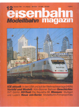 Jörg Werner - Eisenbahn Magazin 1993/12. Dezember, Düsseldorf 1993 antikvár könyv