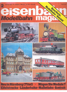 Joachim M. Hill - Eisenbahn Magazin 1983/1. Februar, Düsseldorf 1983 antikvár könyv