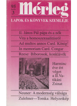 Boór János (főszerk.) - Mérleg 1995/3 Boór János (főszerk.) - Mérleg 1995/3, Budapest 1995 antikvár könyv