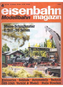 Joachim M. Hill - Eisenbahn Magazin 1988/4. April, Düsseldorf 1988 antikvár könyv