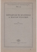 Kassai Ilona - Időtartam és kvantitás a magyar nyelvben