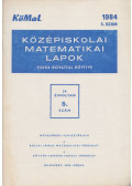 Fried Ervinné - Középiskolai matematikai lapok 1984/5. szám