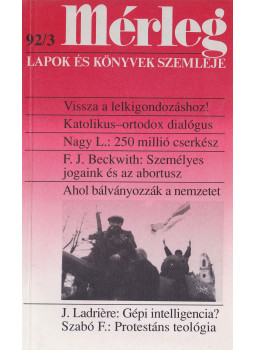 Boór János (főszerk.) - Mérleg 1992/3 Boór János (főszerk.) - Mérleg 1992/3, Budapest 1992 antikvár könyv