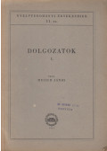 Melich János - Dolgozatok I.