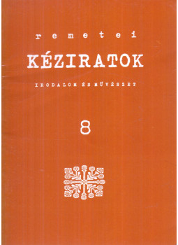 Lackfi János - Remetei kéziratok 8. 1993/1., Budapest 1993 antikvár könyv