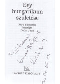 Dutka Judit - Egy hungarikum születése (dedikált)