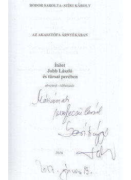 Bodor Sarolta, Szíki Károly - Az akasztófa árnyékában (dedikált), null 2016 antikvár könyv