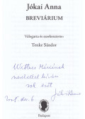 Tenke Sándor (szerk.),Jókai Anna - Breviárium (dedikált)