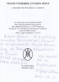 M. Gulyás Mária - Velem vándorol utamon Jézus (dedikált)