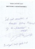 Bikafalvi Máthé László - Diktátort a szemétdombra! (dedikált)