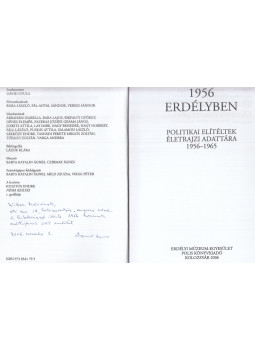 Dávid Gyula - 1956 Erdélyben (dedikált), Kolozsvár 2006 antikvár könyv