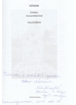  - Hőseink Halásziban (dedikált), null 0 antikvár könyv