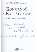 Domonkos László - Kommandó a Kárpátokban (dedikált)