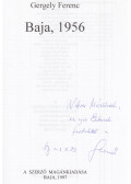 Gergely Ferenc - Baja, 1956 (dedikált)