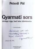 Peterdi Pál - Gyarmati sors (dedikált)