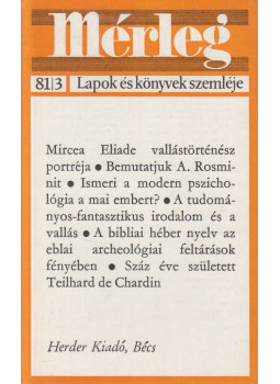Ladislaus Bálint - Mérleg 1981/3. Ladislaus Bálint - Mérleg 1981/3., Bécs 1981 antikvár könyv