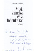 Lezsák Sándor - Misi, a puska és a lódenkabát (dedikált)