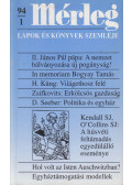 Boór János (főszerk.) - Mérleg 1994/1.