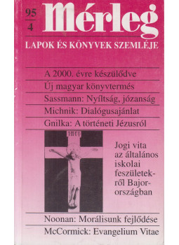 Boór János (főszerk.) - Mérleg 1995/4., Wien 1995 antikvár könyv