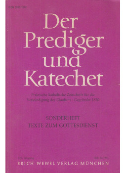 Andreas Gruber - Der Prediger und Katechet Heft 1a/1981, München 1981 antikvár könyv