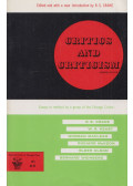 R. S. Crane - Critics and Criticism
