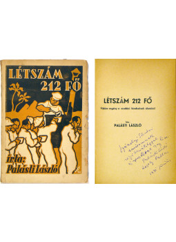 Palásti László - Létszám 212 fő (dedikált), null 0 antikvár könyv