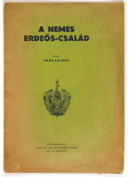 Baán Kálmán - A nemes Erdeős-család, null 0 antikvár könyv