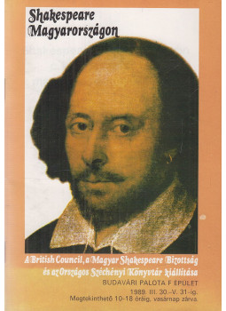  - Shakespeare Magyarországon, Budapest 1989 antikvár könyv