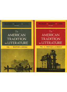 Sculley Bradley, Richmond Croom Beatty, E. Hudson Long - The American Tradition in Literature I-II., New York 1962 antikvár könyv