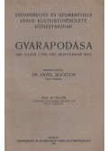 Pável Ágoston - Vasvármegye és Szombathely Város Kultúregyesülete Könyvtárának gyarapodása