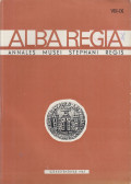 Fitz Jenő - Alba Regia VIII-IX.