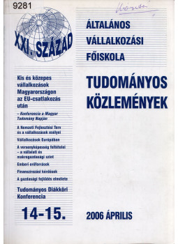 G. Márkus György - Kis és közepes vállalkozások Magyarországon az EU-csatlakozás után, Budapest 2006 antikvár könyv