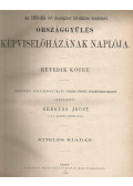 Greguss Ágost - Az 1865-dik évi december 10-dikére hirdetett Országgyülés Képviselőházának naplója VII.