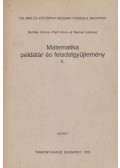 Borbély Imréné,Páldi Vince,dr Reiman Istvánné - Matematika példatár és feladatgyűjtemény II.