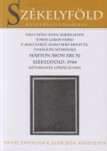 Zsidó Ferenc - Székelyföld XXVIII. évfolyam 8. szám 2024. augusztus