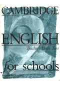 Andrew Littlejohn,Diana Hicks - Cambridge English for Schools - Teacher's book Two