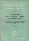 Fodor Ferenc - A magyarországi kéziratos vízrajzi térképek katalógusa 1867-ig III. füzet