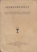  - Szertartástan