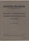 Mike Gyula - Budapest székesfőváros sportlétesítményei 1935-ben
