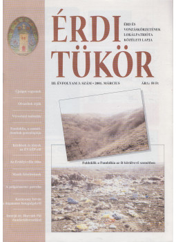 Bartos Kornélia Csilla - Érdi Tükör III. évfolyam / 3. szám, Érd 2001 antikvár könyv