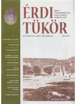  - Érdi Tükör III. évfolyam / 2. szám, Érd 2001 antikvár könyv