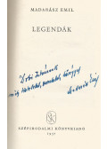 Madarász Emil - Legendák (dedikált)