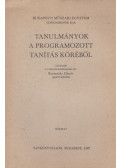 Biszterszky Elemér - Tanulmányok a programozott tanítás köréből